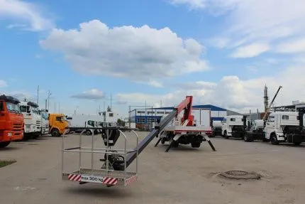 Автогидроподъёмник JAC N 56