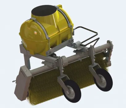 Щеточное оборудование с карданным валом и поливочным оборудованием 2 м